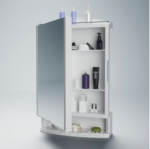 Multipurpose Wall Mounted Storage Cabinet With Mirror